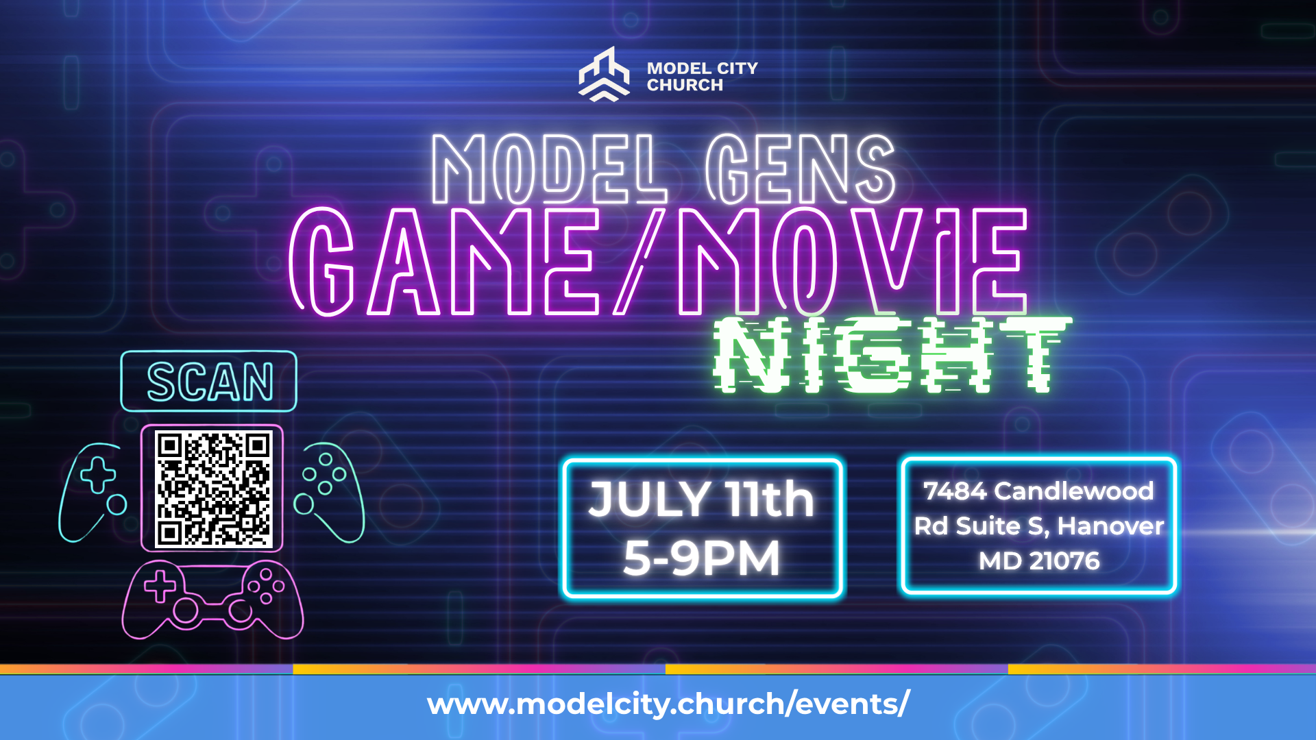 Model Gens Game Night
